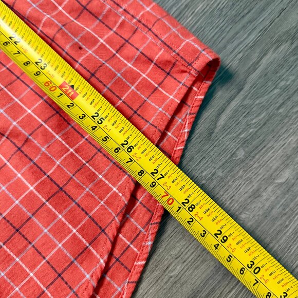 L.L. Bean Men's Comfort Stretch Chambray Shirt - Orange - Picture 5 of 5